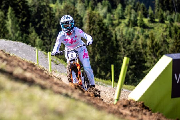 Whoop UCI Mountain Bike World Series Leogang Downhill GALE Phoebe ORBEA FMD RACINGat Whoop UCI Mountain Bike World Series Leogang Downhill, 11 06 2026,in Leogang,AUT Photo Sebastian Sternemann