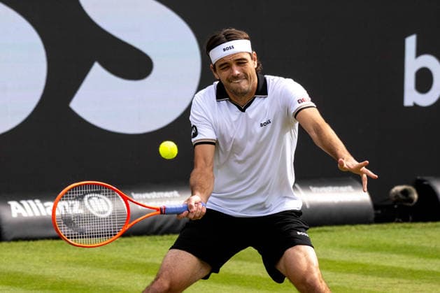 Taylor Fritz USA xettx, Germany, Stuttgart, 11 06 2026, Tennis, Boss Open, Day 6, 2026, Round of 16, M Landaluce ESP T Fritz USA , TC Weissenhof, Center Court