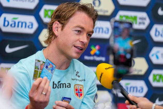 World Cup 2026 Greensboro, USA 20260611 Morten Thorsby at a press conference with the Norwegian men s national football team at The University of North Carolina Greensboro UNCG Photo Fredrik Varfjell NTB Greensboro United States EDITORIAL USE ONLY RESTRICTED USE FOR BETTING COMPANIES  Copyright: xFredrikxVarfjellx xNTBx