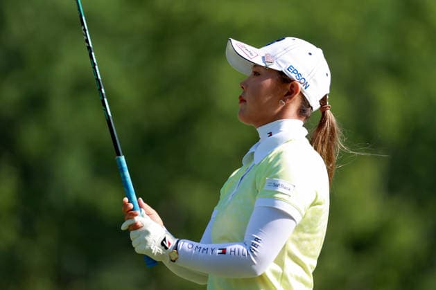 Dow Championship Midland, MI - JUNE 11: Yuri Yoshida of Japan looks from the 3rd tee during the first round of the Dow Championship at Midland Country Club on June 11, 2026 in Midland, Michigan. Midland Michigan United States  Copyright: xAmyxLemusx originalFilename:lemus-dowchamp260611_np9Wa.jpg
