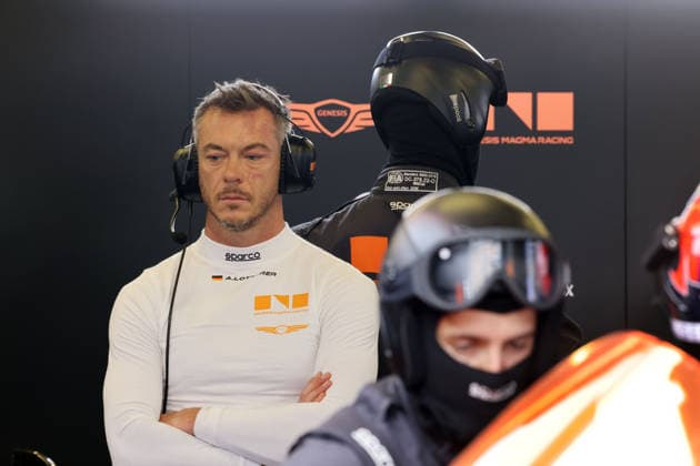 Andre Lotterer GER Genessis GMR 001 Hypercar 17 in the pits, 3 free practice, 24 Hours of Le Mans race, France, WEC World Endurance Championship, 11 06 2026