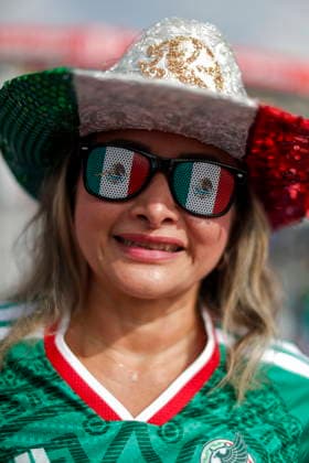 FIFA World Cup, WM, Weltmeisterschaft, Fussball 2026 - Group A - Mexico vs South Africa A Mexican fan before the opening match of the FIFA World Cup 2026 between Mexico and South Africa in Mexico City, Mexico, 11 June 2026. Mexico City Mexico  Copyright: xISAACxESQUIVELx