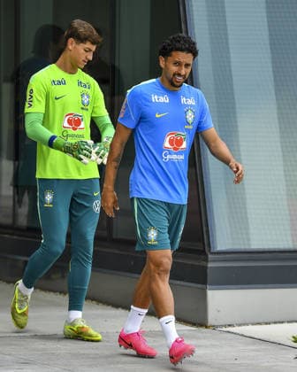Marquinhos enters training at their New Jersey base the Columbia Park Training Facility in Morristown, NJ, United States. (Photo by Rebekah Wynkoop SPP)  Copyright: xRebekahxWynkoop SPPx Sportspressphoto_SPR164979