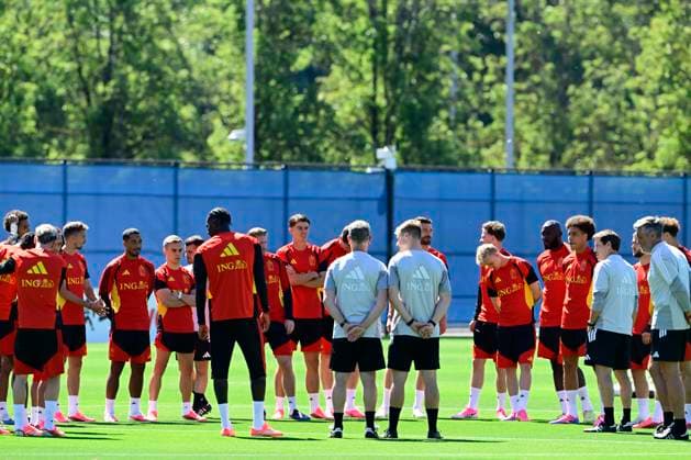 Belgian national football team - FIFA World Cup, WM, Weltmeisterschaft, Fussball 2026 - media activities 11 06 2026 RENTON, UNITED STATES OF AMERICA - JUNE 11 : The team of Belgium pictured during a training session of the Belgian national football team during the FIFA World Cup 2026 on June 11, 2026 in Renton, United States of America, 11 06 2026 Renton United States of America  Copyright: xJanxDexMeuleneirx