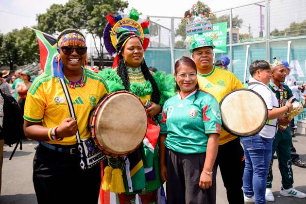 FIFA WORLD CUP 2026 FIFA WORLD CUP 2026 OPENING CEREMONY GENERAL AMBIANCE 11062026 MEXICO CITY, MEXICO Photo of Mexican and South African fans and general ambiance, before the opening ceremony of the FIFA World Cup 2026, held at the Estadio Ciudad de MÃ xico of Mexico City Photo of Mexican and South African fans and general ambiance, before the opening ceremony of the FIFA World Cup 2026, held at the Estadio Ciudad de MÃ xico of Mexico City PHOTO BY IMAGENSHOP AGENCIA FOTOGRAFICA MEXICO CITY MEXICO CITY MEXICO CITY MEXICO Copyright: xIMAGENSHOPxAGENCIAxFOTOGRAFICAx