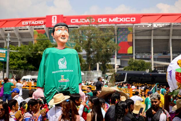 FIFA WORLD CUP 2026 FIFA WORLD CUP 2026 OPENING CEREMONY GENERAL AMBIANCE 11062026 MEXICO CITY, MEXICO Photo of Mexican fans and general ambiance, before the opening ceremony of the FIFA World Cup 2026, held at the Estadio Ciudad de MÃ xico of Mexico City Photo of Mexican fans and general ambiance, before the opening ceremony of the FIFA World Cup 2026, held at the Estadio Ciudad de MÃ xico of Mexico City PHOTO BY IMAGENSHOP AGENCIA FOTOGRAFICA MEXICO CITY MEXICO CITY MEXICO CITY MEXICO Copyright: xIMAGENSHOPxAGENCIAxFOTOGRAFICAx