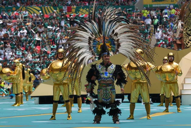Mexico v South Africa - FIFA World Cup, WM, Weltmeisterschaft, Fussball 2026 - Group A MEXICO CITY, MEXICO - JUNE 11: A view of opening ceremony of 2026 FIFA World Cup prior to opening match of the World Cup First Stage Group A match between Mexico and South Africa at Estadio Azteca (Mexio Stadium) in Mexico City, Mexico on June 11, 2026. Juancho Torres Anadolu Mexico City Mexico. Editorial use only. Please get in touch for any other usage.  Copyright: x2026xAnadoluxJuanchoxTorresx