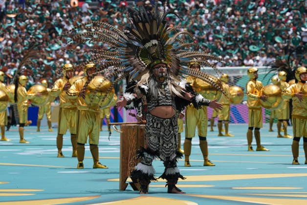 Mexico v South Africa - FIFA World Cup, WM, Weltmeisterschaft, Fussball 2026 - Group A MEXICO CITY, MEXICO - JUNE 11: A view of opening ceremony of 2026 FIFA World Cup prior to opening match of the World Cup First Stage Group A match between Mexico and South Africa at Estadio Azteca (Mexio Stadium) in Mexico City, Mexico on June 11, 2026. Juancho Torres Anadolu Mexico City Mexico. Editorial use only. Please get in touch for any other usage.  Copyright: x2026xAnadoluxJuanchoxTorresx