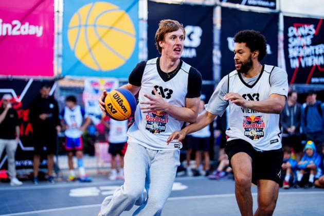 BASKETBALL - FIBA 3x3 World Tour VIENNA,AUSTRIA,11.JUN.26 - BASKETBALL - FIBA 3x3 World Tour, Red Bull Full Moon. Image shows participants.  GEPAxpictures xEdgarxEisner