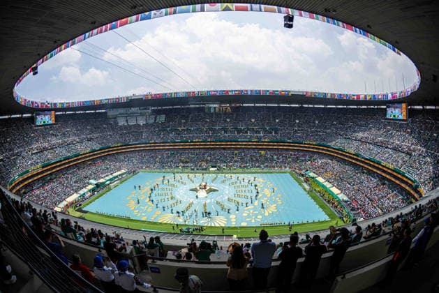 Soccer, Men, FIFA World Cup 2026 in Mexico, Canada and USA, opening match in Mexico City Group A, 1 matchday , Mexico South Africa, the opening ceremony, 11 06 2026, Copyright: xMatthiasxKochx