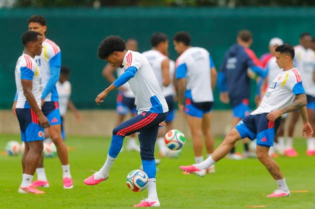 FIFA World Cup, WM, Weltmeisterschaft, Fussball 2026 - Colombia training session Colombian players attend a training session ofthe national team, Nationalteam at the FIFA World Cup 2026 in Guadalajara, Mexico, 11 June 2026. Guadalajara Mexico  Copyright: xFranciscoxGuascox