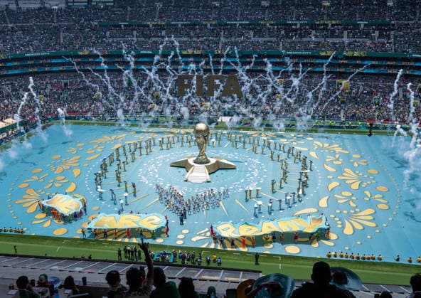 Soccer, Men, FIFA World Cup 2026 in Mexico, Canada and USA, opening match in Mexico City Group A, 1 matchday , Mexico South Africa, the opening ceremony, 11 06 2026, Copyright: xMatthiasxKochx