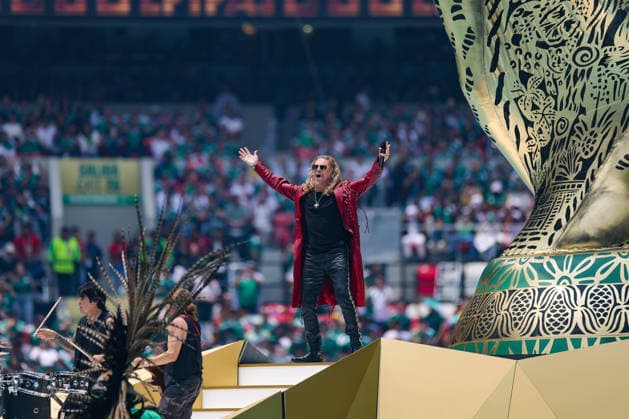 FIFA WORLD CUP 2026 FIFA WORLD CUP 2026 OPENING CEREMONY GENERAL 11062026 MEXICO CITY, MEXICO Photo of the Mana band performance, during the opening ceremony of the FIFA World Cup 2026, held at the Estadio Ciudad de MÃ xico of Mexico City Photo of the Mana band performance, during the opening ceremony of the FIFA World Cup 2026, held at the Estadio Ciudad de MÃ xico of Mexico City PHOTO BY IMAGENSHOP AGENCIA FOTOGRAFICA MEXICO CITY MEXICO CITY MEXICO CITY MEXICO Copyright: xYOALIxMARTINEZx