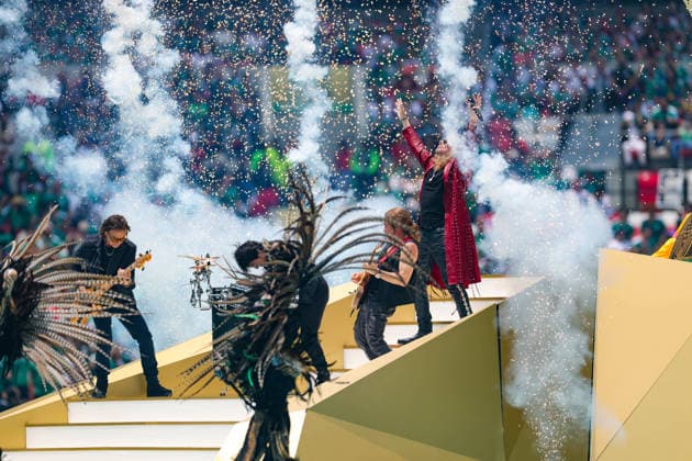 FIFA WORLD CUP 2026 FIFA WORLD CUP 2026 OPENING CEREMONY GENERAL 11062026 MEXICO CITY, MEXICO Photo of the Mana band performance, during the opening ceremony of the FIFA World Cup 2026, held at the Estadio Ciudad de MÃ xico of Mexico City Photo of the Mana band performance, during the opening ceremony of the FIFA World Cup 2026, held at the Estadio Ciudad de MÃ xico of Mexico City PHOTO BY IMAGENSHOP AGENCIA FOTOGRAFICA MEXICO CITY MEXICO CITY MEXICO CITY MEXICO Copyright: xYOALIxMARTINEZx