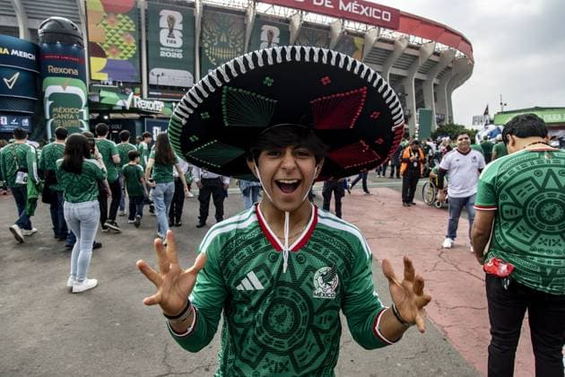 RECORD DATE NOT STATED Mexico opens the 2026 World Cup at the historic Azteca Stadium. Mexico City (Mexico), 11 06 2026 - World Cup Football Mexico - The 2026 FIFA World Cup, WM, Weltmeisterschaft, Fussball begins this Thursday (11) at the Azteca Stadium in Mexico City, with the official opening ceremony and the match between Mexico and South Africa. The event featured musical performances by international artists and celebrated the first edition of the World Cup held in three host countries: Mexico, the United States and Canada. The Azteca became the first stadium in history to host three World Cup opening matches. The ceremony and the inaugural match took place on June 11, 2026.(Foto: Pedro Paulo Diaz Thenews2 imago images) SPO  Copyright: xPedroxPauloxDiazx
