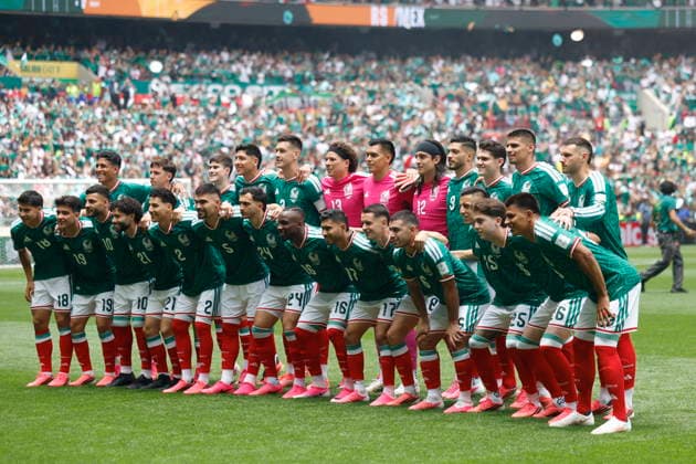 FIFA World Cup, WM, Weltmeisterschaft, Fussball 2026 - Group A - Mexico vs South Africa Players of Mexico pose prior to the FIFA World Cup 2026 Group A match between Mexico and South Africa in Mexico City, Mexico, 11 June 2026. Mexico City Mexico  Copyright: xSASHENKAxGUTIERREZx