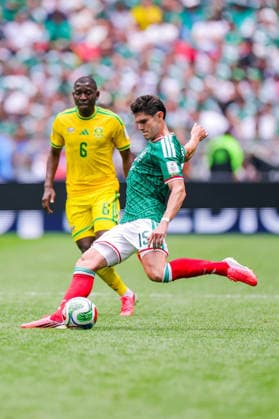 FIFA WORLD CUP 2026 FIFA WORLD CUP 2026 MEXICO VS SOUTH AFRICA 11062026 MEXICO CITY, MEXICO Action photo of Aubrey Modiba 6 of South Africa and Israel Reyes 15 of the Mexico National team, during the opening game of the FIFA World Cup 2026, held at the Estadio Ciudad de MÃ xico of Mexico City Action photo of Aubrey Modiba 6 of South Africa and Israel Reyes 15 of the Mexico National team, during the opening game of the FIFA World Cup 2026, held at the Estadio Ciudad de MÃ xico of Mexico City PHOTO BY IMAGENSHOP AGENCIA FOTOGRAFICA MEXICO CITY MEXICO CITY MEXICO CITY MEXICO CITY MEXICO Copyright: xYOALIxMARTINEZx