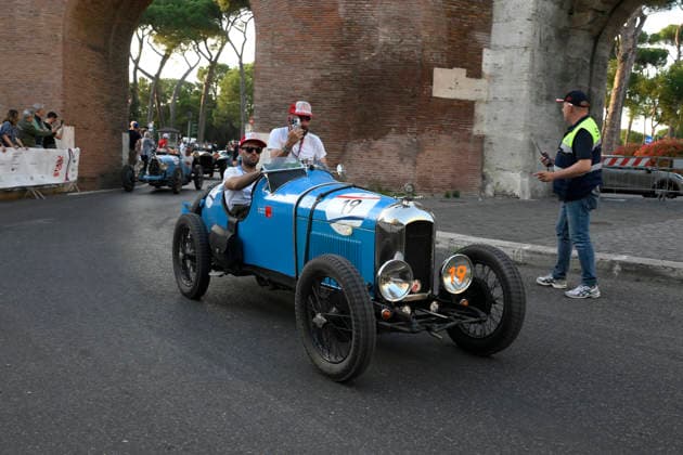 passage of the 1000 Miglia stage on Via Veneto Rome on June 11, 2026 in Rome, Italy.  Copyright: xFabrizioxCorradetti LaPressex