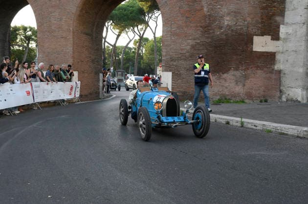 passage of the 1000 Miglia stage on Via Veneto Rome on June 11, 2026 in Rome, Italy.  Copyright: xFabrizioxCorradetti LaPressex