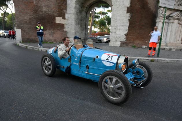 passage of the 1000 Miglia stage on Via Veneto Rome on June 11, 2026 in Rome, Italy.  Copyright: xFabrizioxCorradetti LaPressex