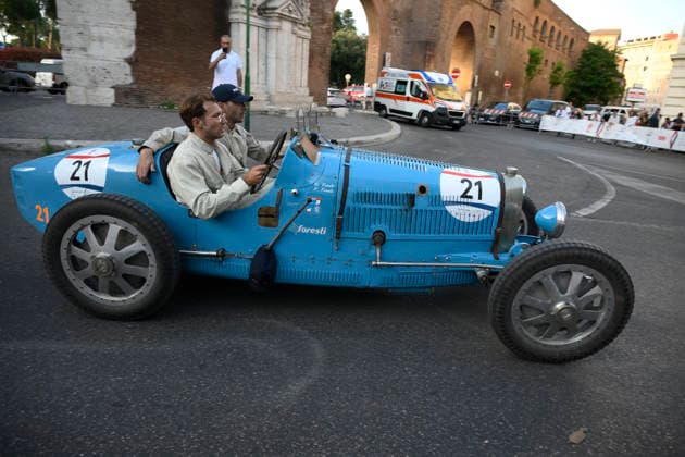 passage of the 1000 Miglia stage on Via Veneto Rome on June 11, 2026 in Rome, Italy.  Copyright: xFabrizioxCorradetti LaPressex