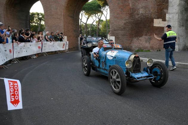 passage of the 1000 Miglia stage on Via Veneto Rome on June 11, 2026 in Rome, Italy.  Copyright: xFabrizioxCorradetti LaPressex