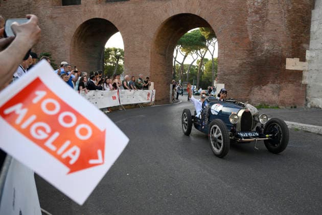 passage of the 1000 Miglia stage on Via Veneto Rome on June 11, 2026 in Rome, Italy.  Copyright: xFabrizioxCorradetti LaPressex