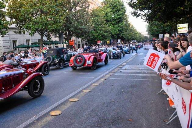 passage of the 1000 Miglia stage on Via Veneto Rome on June 11, 2026 in Rome, Italy.  Copyright: xFabrizioxCorradetti LaPressex