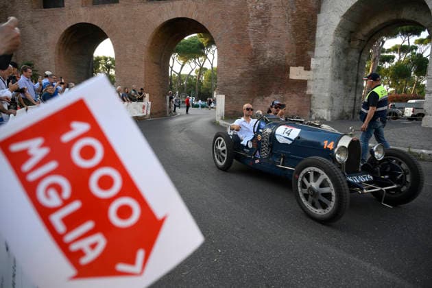 Motorsport, classic car rally, Mille Miglia