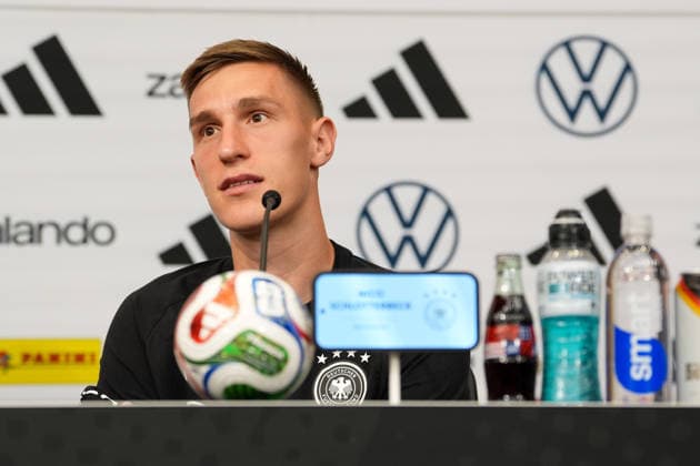Nico Schlotterbeck Germany, 15 participates in press conference USA, German national soccer team, press conference, Winston Salem, 11 06 2026 USA, German national soccer team, press conference, Winston Salem, 11 06 2026 Winston Salem Copyright: xEibner-Pressefoto ScottxColemanx EP_SCN