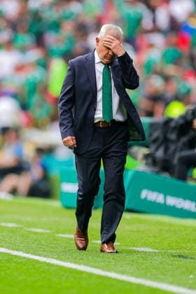 FIFA WORLD CUP 2026 FIFA WORLD CUP 2026 MEXICO VS SOUTH AFRICA 11062026 MEXICO CITY, MEXICO Action photo of Javier Aguirre coach of Mexico, during the opening game of the FIFA World Cup 2026, held at the Estadio Ciudad de MÃ xico of Mexico City Action photo of Javier Aguirre coach of Mexico, during the opening game of the FIFA World Cup 2026, held at the Estadio Ciudad de MÃ xico of Mexico City PHOTO BY IMAGENSHOP AGENCIA FOTOGRAFICA MEXICO CITY MEXICO CITY MEXICO CITY MEXICO Copyright: xYOALIxMARTINEZx