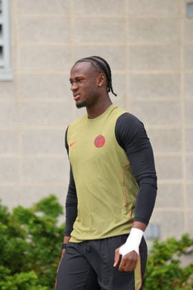 Portrait of Ismaël Koné of Canada during the training session before the 2026 FIFA World Cup, WM, Weltmeisterschaft, Fussball game between Canada and Bosnia and Herzegovina at Toronto FC Training Ground on June 11, 2026 in Toronto, Ontario, Canada  Copyright: xCurtisxWongx xSPPx Sportspressphoto_SPR165014