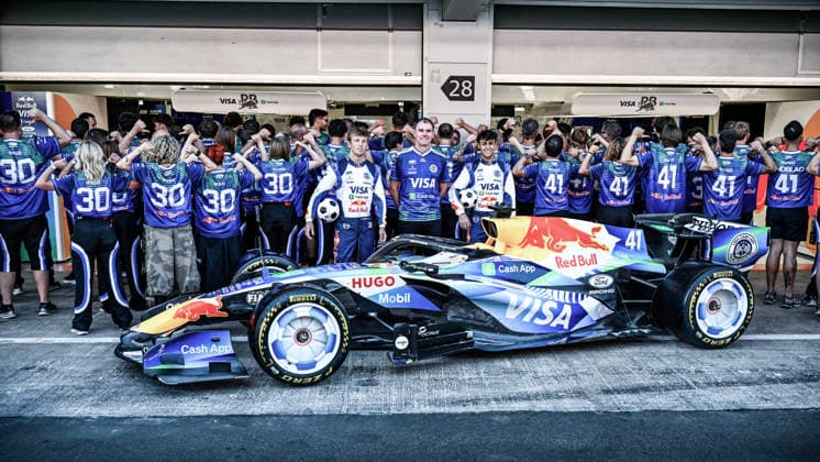 F1 Grand Prix of Barcelona-Catalunya - Previews The Team Visa Cash App Racing Bulls Formula One Team Red Bull Ford Vcarb 03 is seen in the pit lane during the FIA Formula One World Championship, WM, Weltmeisterschaft GP di F1 di Barcellona-Catalogna on June 11, 2026, in Barcelona, Spain. Barcellona Spain  Copyright: xLucaxBarsalix originalFilename:barsali-notitle260611_npBcV.jpg