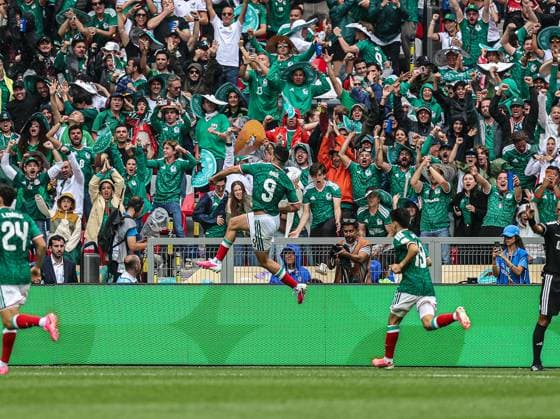 RECORD DATE NOT STATED Match between Mexico and South Africa for the 2026 World Cup. Mexico City (Mexico), 11 06 2026 - World Cup football Mexico - Player Raul Jimenez scores and celebrates his goal in a match between Mexico and South Africa, valid for the 2026 World Cup. The opening match takes place at the traditional Azteca Stadium in Mexico City, this Thursday, June 11, 2026.(Foto: Pedro Paulo Diaz Thenews2 imago images) SPO  Copyright: xPedroxPauloxDiazx