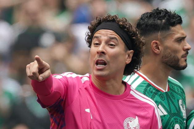 MEXICO, MEXICO CITY - JUNE 11, 2026: Mexico s Guillermo Ochoa gestures ahead of the 2026 FIFA World Cup, WM, Weltmeisterschaft, Fussball Group A football match between Mexico and South Africa at Mexico City Stadium. Mikhail Sinitsyn TASS  93684824