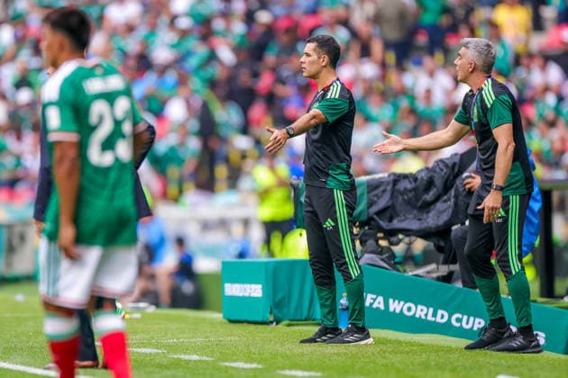 FIFA WORLD CUP 2026 FIFA WORLD CUP 2026 MEXICO VS SOUTH AFRICA 11062026 MEXICO CITY, MEXICO Action photo of Rafael Marquez assistant coach of Mexico, during the opening game of the FIFA World Cup 2026, held at the Estadio Ciudad de MÃ xico of Mexico City Action photo of Rafael Marquez, assistant coach of Mexico, during the opening game of the FIFA World Cup 2026, held at the Estadio Ciudad de MÃ xico of Mexico City PHOTO BY IMAGENSHOP AGENCIA FOTOGRAFICA MEXICO CITY MEXICO CITY MEXICO CITY MEXICO Copyright: xYOALIxMARTINEZx