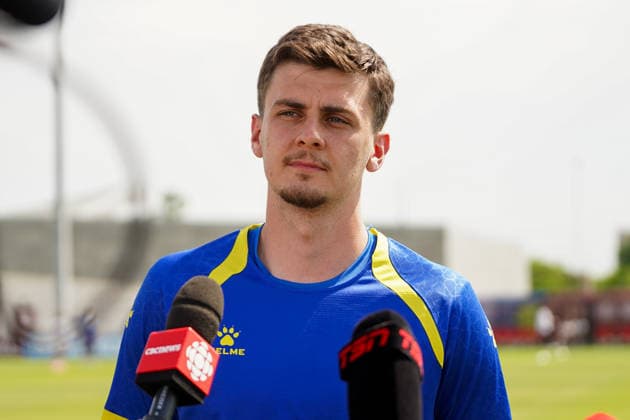 Bosnia and Herzegovina Training Day - 2026 FIFA World Cup, WM, Weltmeisterschaft, Fussball Benjamin TAHIROVIC 06 national football team attending media during the training day ahead the 2026 FIFA World Cup Group B match against Canada at Centennial Park. on June 11, 2026 in Toronto, Canada. (Photo by Leonardo Ramirez Eyepix Group) Copyright: xLeonardoxRamirezx xEyepixxGroupx LR11062026-01014