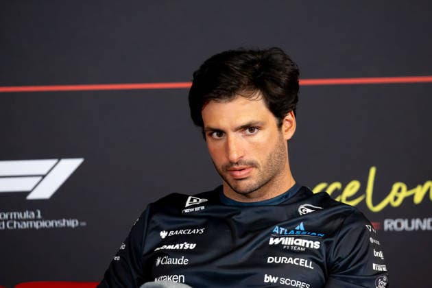 Formula 1 Aramco Gran Premio de Espana 2026 Cedric Marcadier OVERTAKE MAXPPP - Montmeló 11 06 2026 55 SAINZ Carlos (esp), Atlassian Williams F1 Team, portrait at the Formula 1 Aramco Gran Premio de Espana 2026, the 7th round of the 2026 FIA Formula 1 World Championship, WM, Weltmeisterschaft at the Circuit de Barcelona-Catalunya in Montmeló, Spain, from 11 to 14 June 2026 Montmeló Circuit Barcelona-Catalunya Spain  Copyright: xOVERTAKE MAXPPPxCedricxMarcadierx OVT202606123745 OVT202606123745