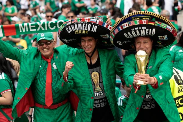 FIFA World Cup, WM, Weltmeisterschaft, Fussball 2026 - Group A - Mexico vs South Africa Fans of Mexico cheer before the opening match of the FIFA World Cup 2026 between Mexico and South Africa in Mexico City, Mexico, 11 June 2026. Mexico City Mexico  Copyright: xJOSExMENDEZx