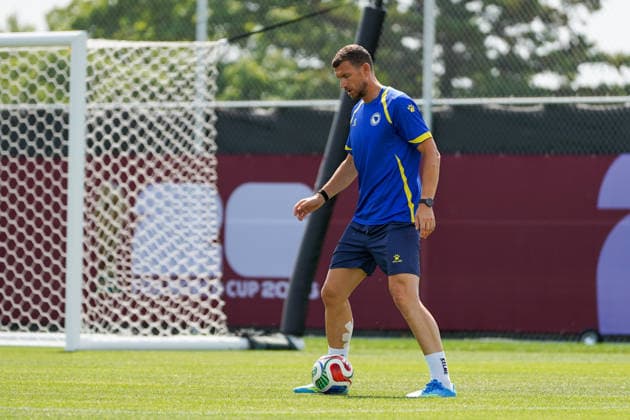 Football, FIFA World Cup 2026, Bosnia and Herzegovina national team, Training