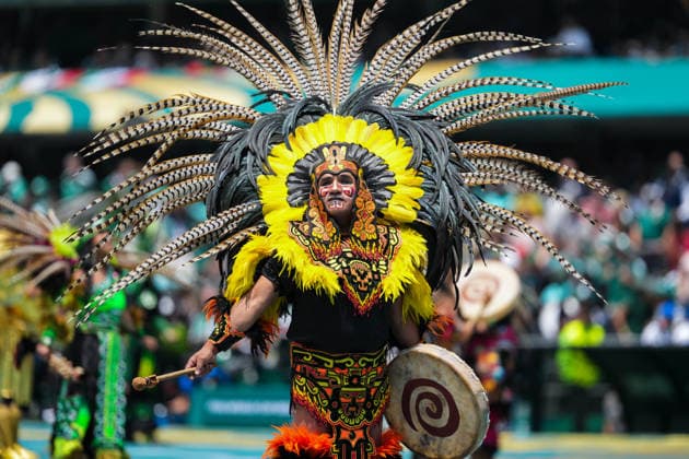 Dancer perform during the Opening Ceremony ahead of the FIFA Men’s World Cup 2026 Group Stage football match between Mexico and South Africa at Mexico City Stadium, in Mexico City on June 11th 2026 (Photo by Alexandra Fechete SPP)  Copyright: xAlexandraxFechete SPPx Sportspressphoto_SPR165088