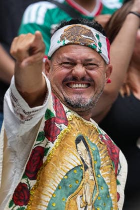 Fan of Mexico during a FIFA Men’s World Cup 2026 Group Stage football match between Mexico and South Africa at Mexico City Stadium, in Mexico City on June 11th 2026 (Photo by Alexandra Fechete SPP)  Copyright: xAlexandraxFechete SPPx Sportspressphoto_SPR165101