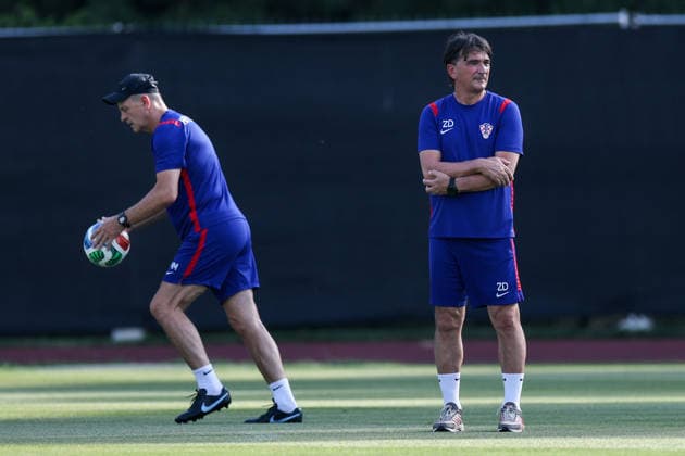 Croatia Training And press conference, PK, Pressekonferenz - FIFA World Cup, WM, Weltmeisterschaft, Fussball 2026 Head Coach of Croatia Zlatko Dalic during the training session of Croatian national football team at training centre at Episcopal High School on June 11, 2026 in Alexandria, Virginia.  IgorxKralj PIXSELL