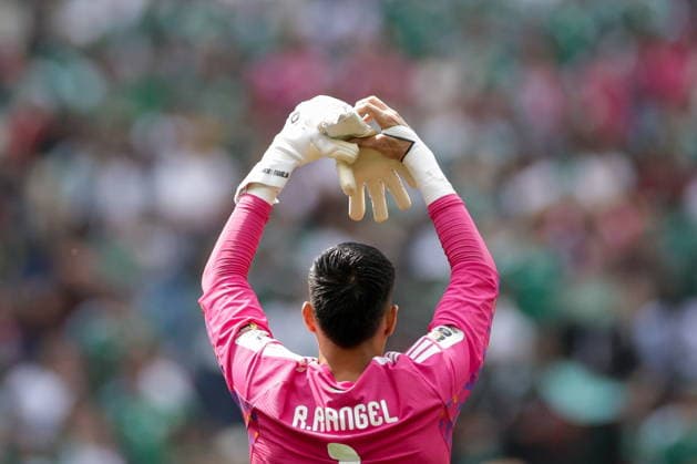 MEXICO, MEXICO Mexico City - JUNE 12, 2026: Mexico s goalkeeper Raul Rangel celebrates victory in the 2026 FIFA World Cup, WM, Weltmeisterschaft, Fussball Group A football match between Mexico and South Africa at Mexico City Stadium FIFA World Cup 2026 Group Stage: Mexico Vs South Africa  - ZUMAt113 20260612_zaa_t113_005 Copyright: xMikhailxSinitsynx