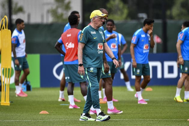 Carlo Ancelotti during training at their New Jersey base the Columbia Park Training Facility in Morristown, NJ, United States. (Photo by Rebekah Wynkoop SPP)  Copyright: xRebekahxWynkoop SPPx Sportspressphoto_SPR165191