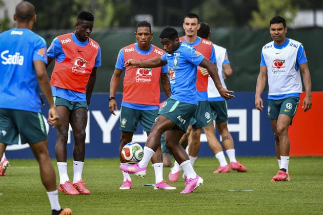 Football, FIFA World Cup 2026, Brazil national team, Training