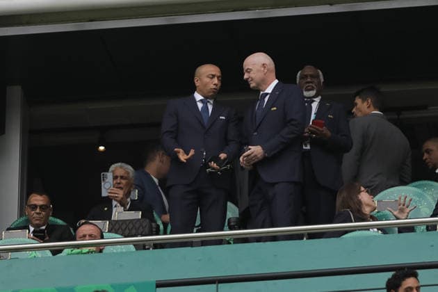 June 11, 2026, Mexico City, Ciudad de Mexico, Mexico: FIFA President Gianni Infantino during the 2026 FIFA World Cup, WM, Weltmeisterschaft, Fussball opening ceremony at Estadio Azteca. on June 11, 2026 in Mexico City, Mexico. Mexico City Mexico - ZUMAe321 20260611_zsa_e321_226 Copyright: xIanxRoblesx