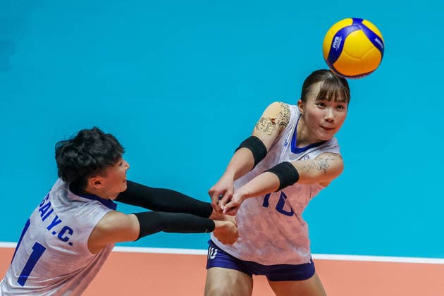260611 -- ILOCOS SUR PROVINCE, June 11, 2026 -- Hsu Wan-Yun R and Tsai Yu-Chun of Chinese Taipei compete during the pool A match between Chinese Taipei and the Philippines at the 2026 AVC Women s Cup in Ilocos Sur Province, the Philippines, on June 11, 2026. SPPHILIPPINES-ILOCOS SUR PROVINCE-VOLLEYBALL-AVC WOMEN S CUP RouellexUmali  (SP)PHILIPPINES-ILOCOS SUR PROVINCE-VOLLEYBALL-AVC WOMEN S CUP IMAGO RouellexUmali  imago images 0858903695