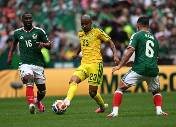 260612 -- MEXICO CITY, June 12, 2026 -- Jayden Adams C of South Africa competes during the group A match between Mexico and South Africa at the 2026 FIFA World Cup, WM, Weltmeisterschaft, Fussball at Mexico City Stadium in Mexico City, Mexico, June 11, 2026. SPMEXICO-MEXICO CITY-FOOTBALL-FIFA WORLD CUP-GROUP A-MEX VS RSA WuxWei  (SP)MEXICO-MEXICO CITY-FOOTBALL-FIFA WORLD CUP-GROUP A-MEX VS RSA IMAGO WuxWei  imago images 0858942190