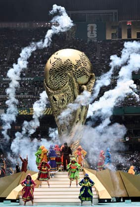(260612) -- MEXICO CITY, June 12, 2026 -- Artists perform during the opening ceremony of the 2026 FIFA World Cup, WM, Weltmeisterschaft, Fussball at Mexico City Stadium in Mexico City, Mexico, June 11, 2026. ) (SP)MEXICO-MEXICO CITY-FOOTBALL-FIFA WORLD CUP-OPENING CEREMONY WuxWei 